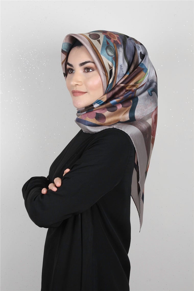 Armine Nostalji İpek Eşarp 7871-45 (Twill İpek)