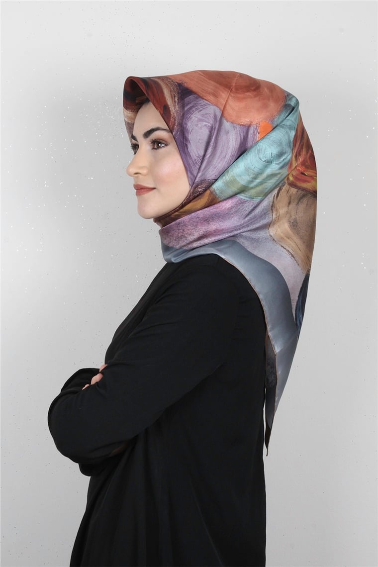 Armine Nostalji İpek Eşarp 7903-44 (Twill İpek)