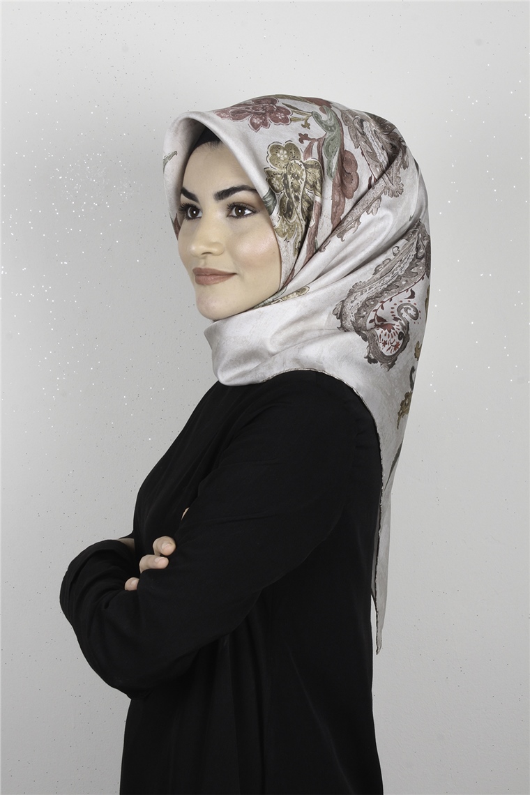 Armine Nostalji İpek Eşarp 8008-25 (Twill İpek)