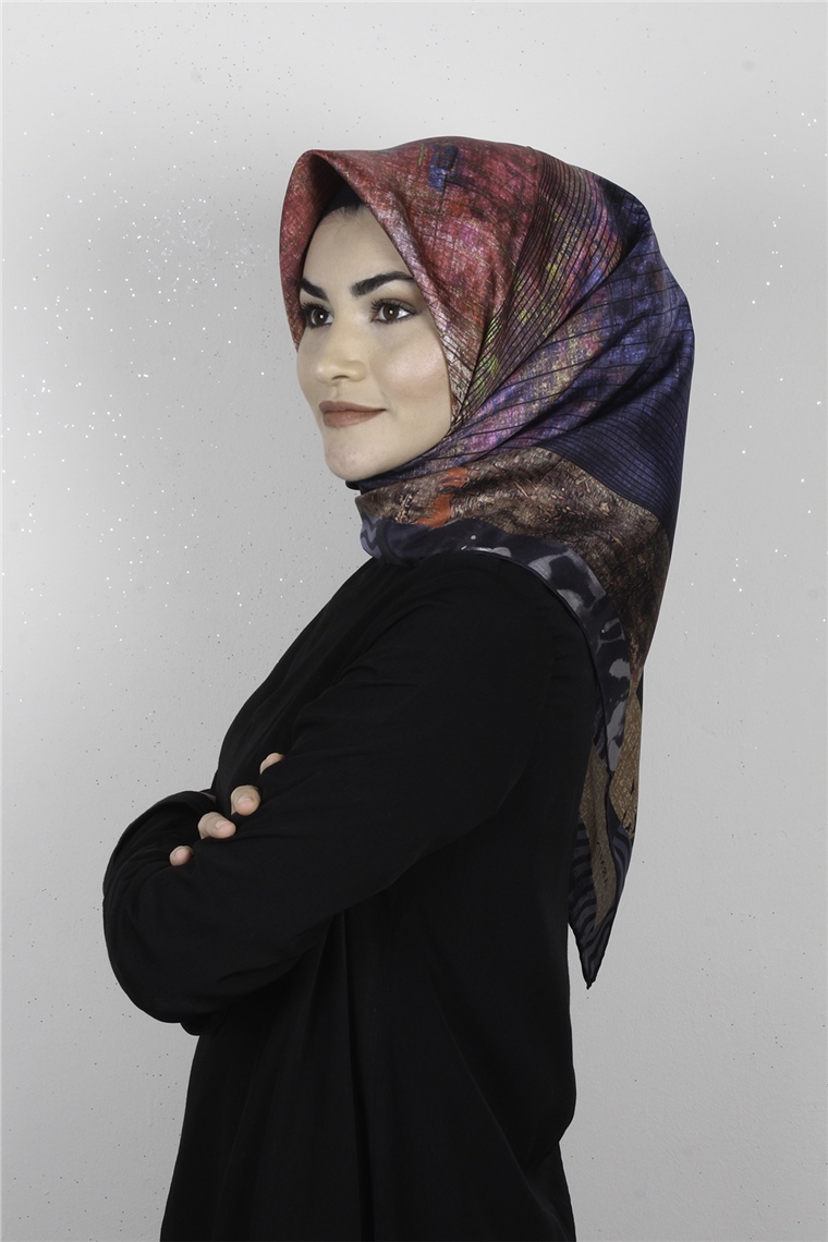 Armine Nostalji İpek Eşarp 8052-33 (Twill İpek)