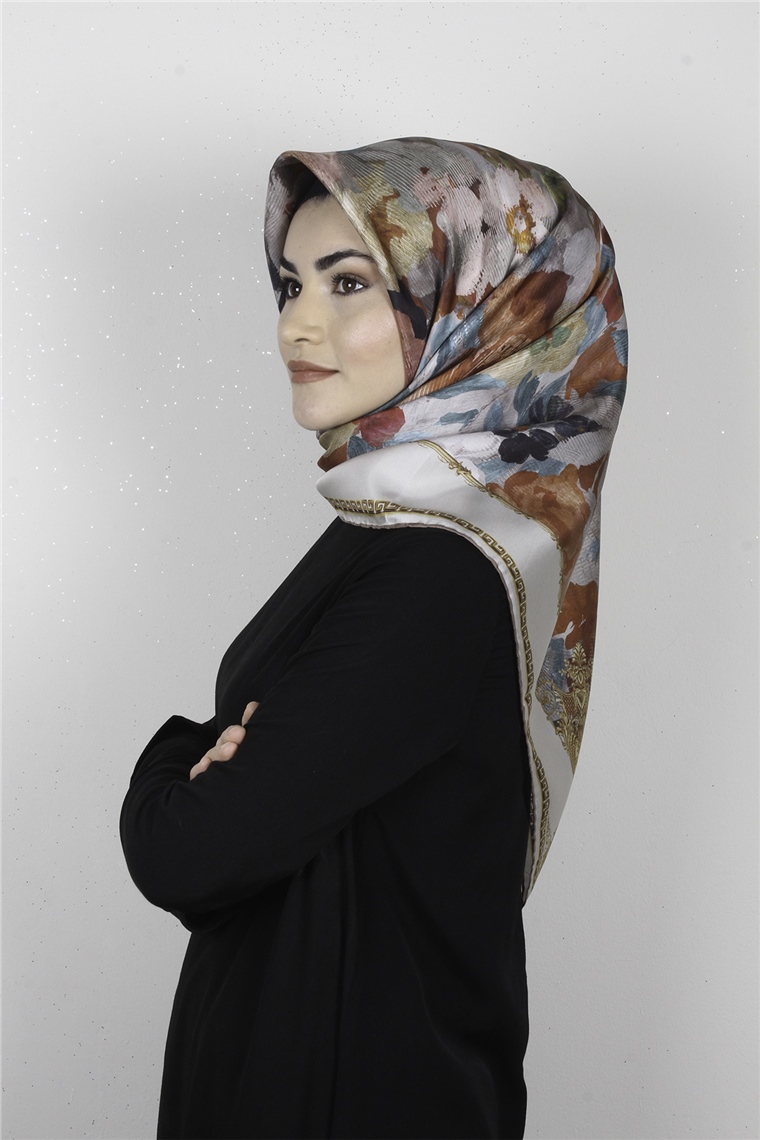 Armine Nostalji İpek Eşarp 8109-08 (Twill İpek)