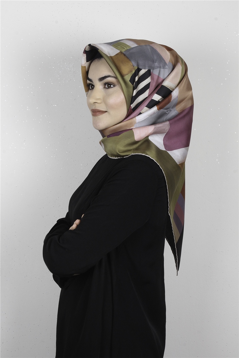 Armine Nostalji İpek Eşarp 8112-57 (Twill İpek)