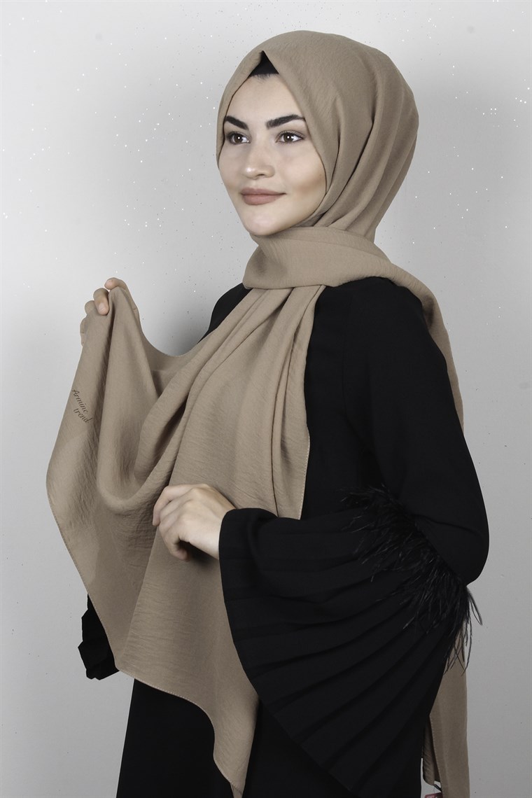 Armine Trend Cazz Şal 3072-28 Sütlü Kahve