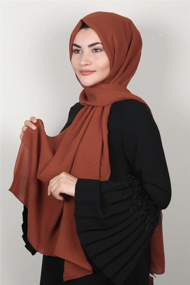 Armine Trend Cazz Şal 3072-29 Kiremit