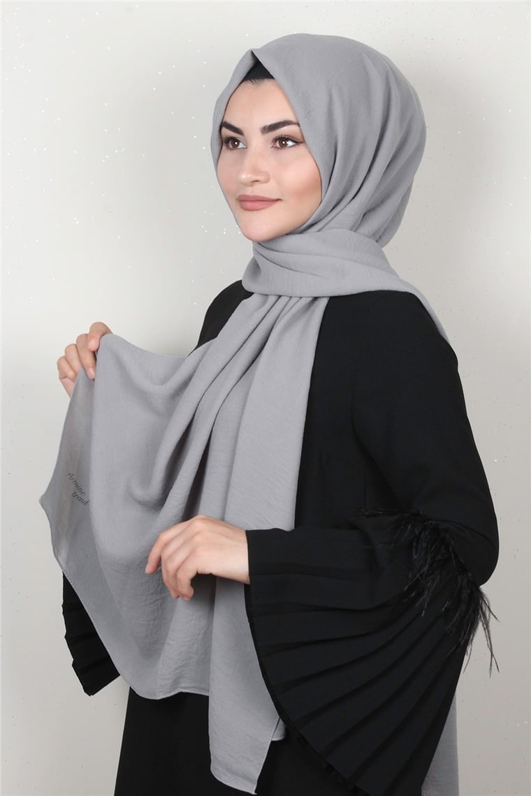 Armine Trend Cazz Şal 3072-3 Gümüş