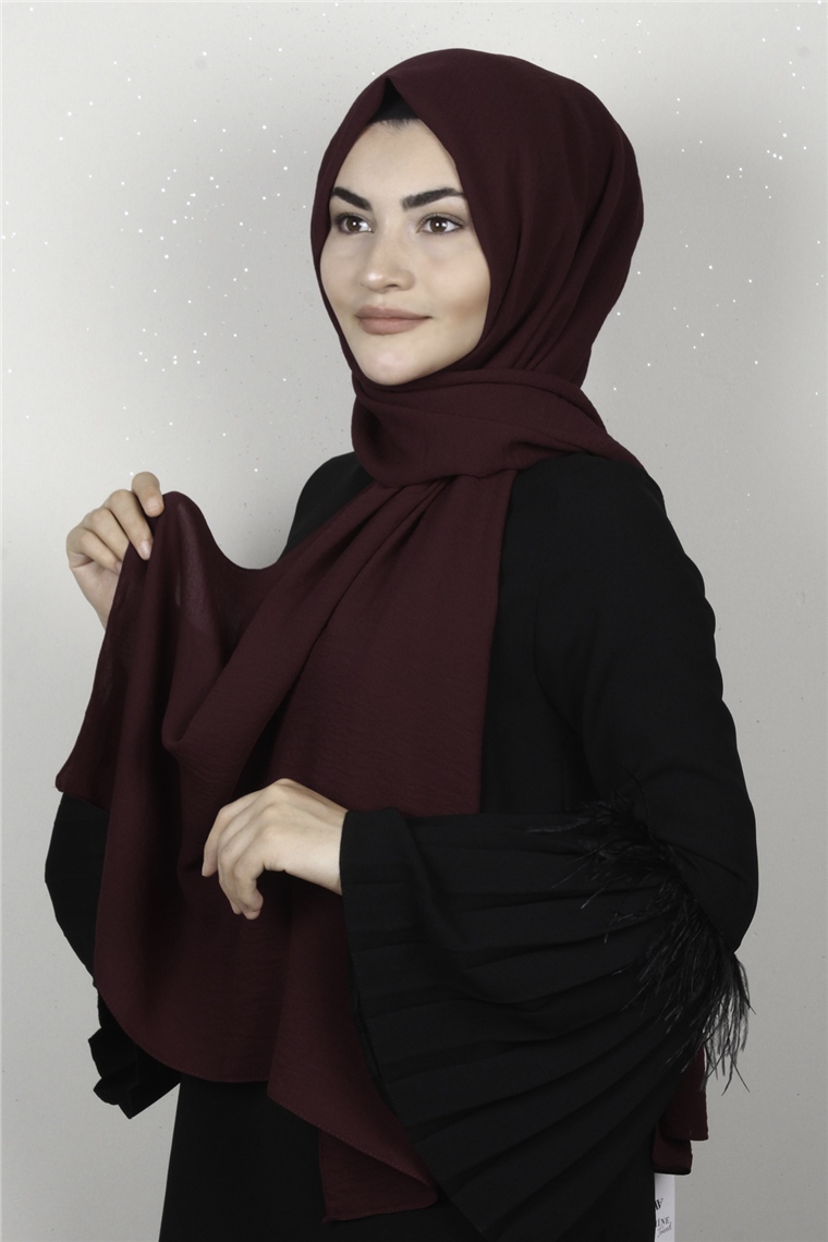 Armine Trend Cazz Şal 3072-32 Vişne