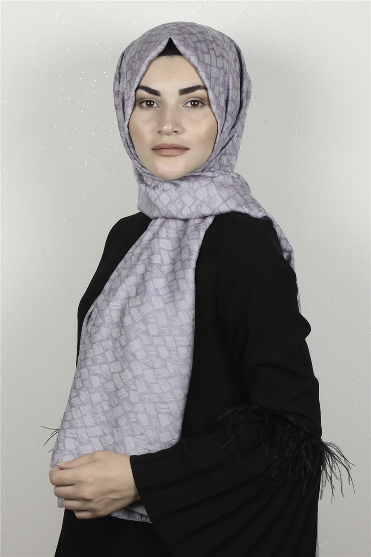 Armine Trend Lina Şal 1367-17 Sepet-Leylak