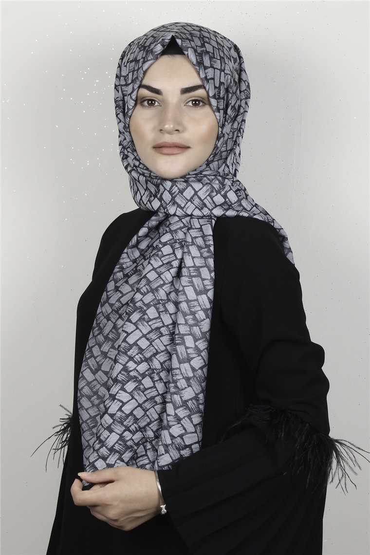 Armine Trend Lina Şal 1367-18 Sepet-Füme