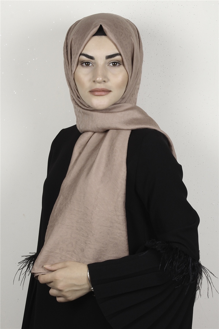 Armine Trend Lina Şal 1367-8 Leopar-Fondöten