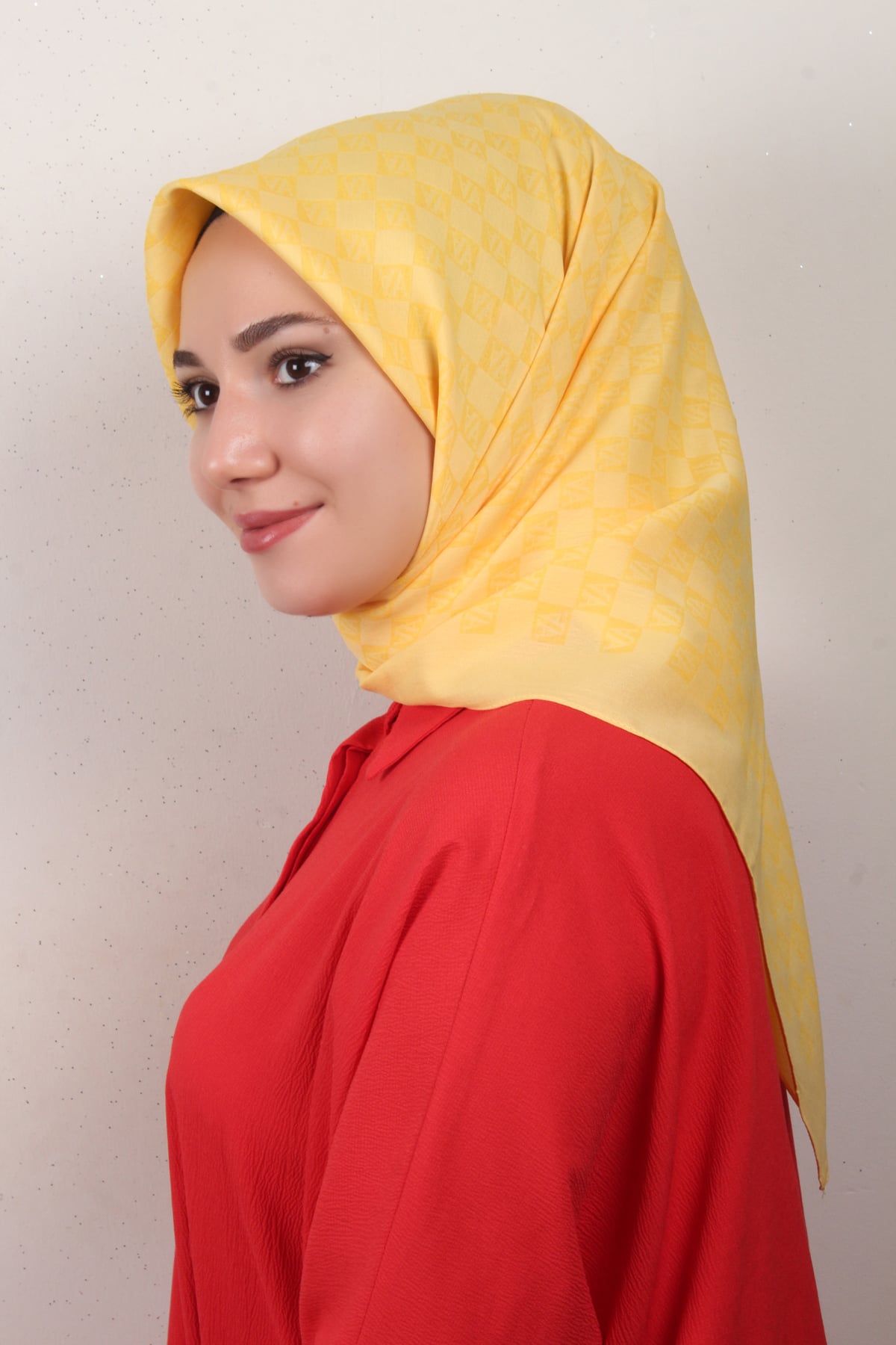 Armine Ultralight Eşarp 3102-2 Limon Sarısı