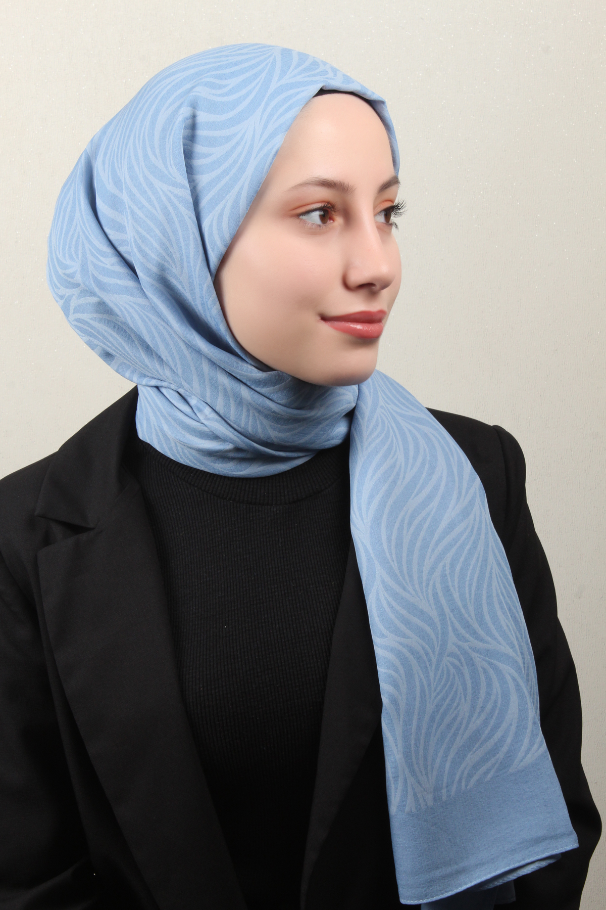 Armine Ultralıght Şal 3111-21 Bebe Mavisi