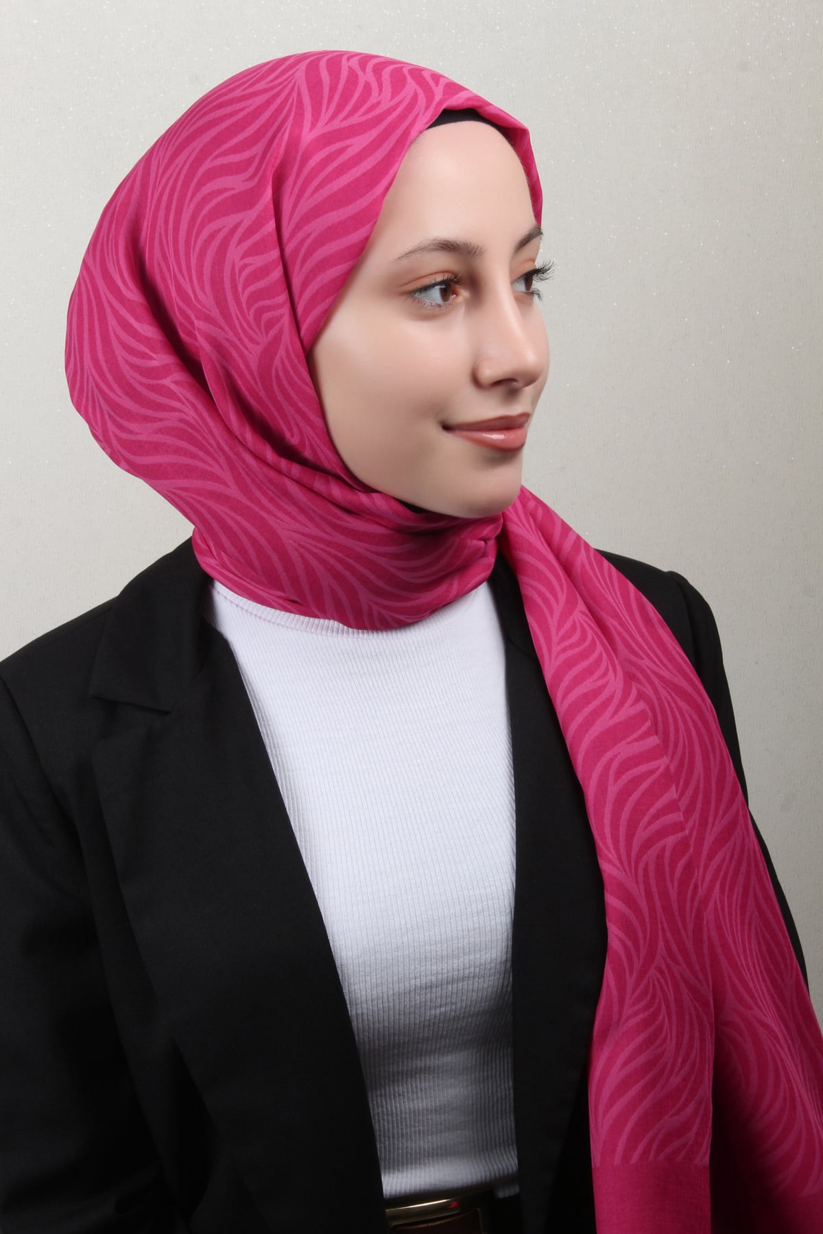 Armine Ultralıght Şal 3111-4 Şeker Pembe