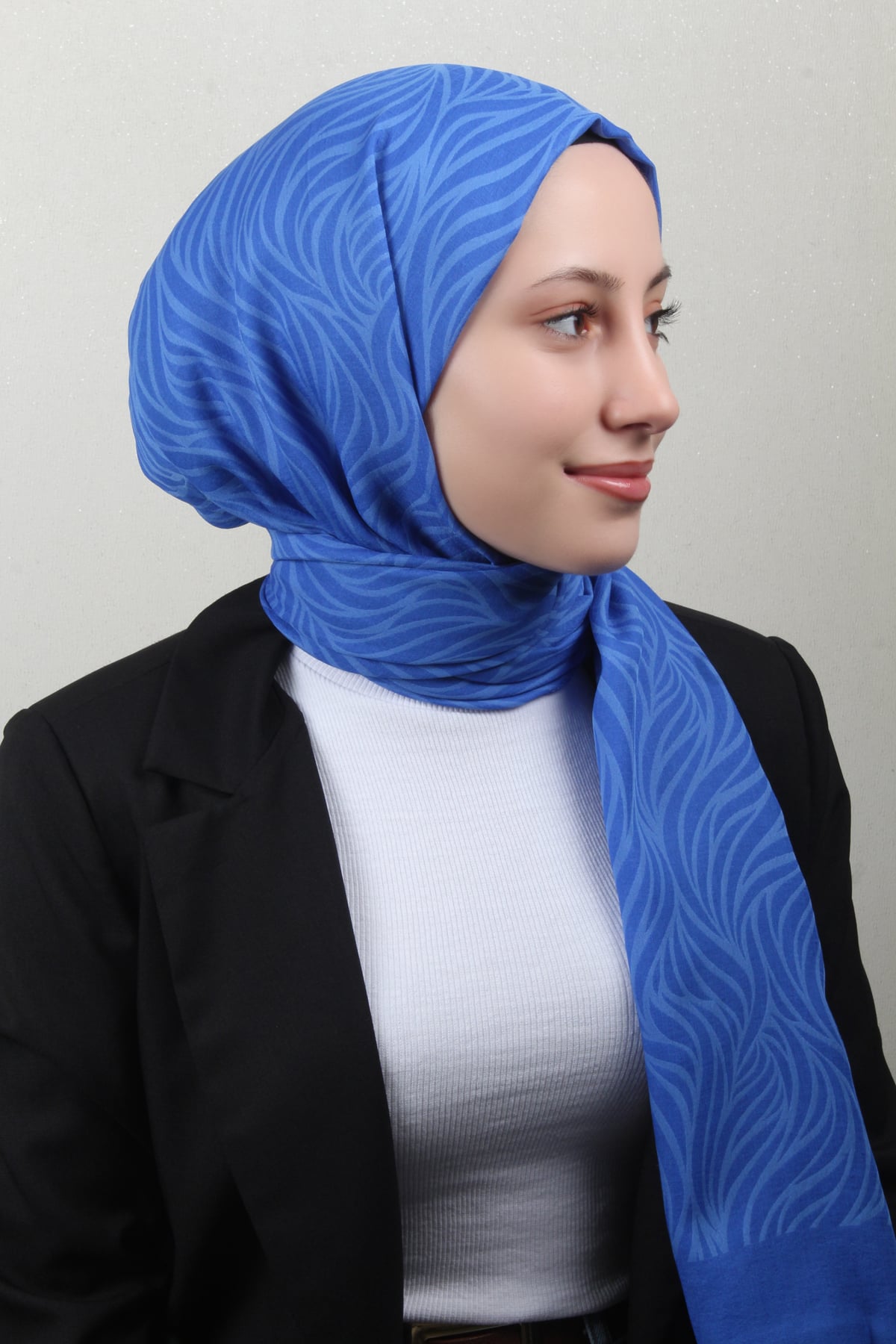 Armine Ultralıght Şal 3111-5 Mavi