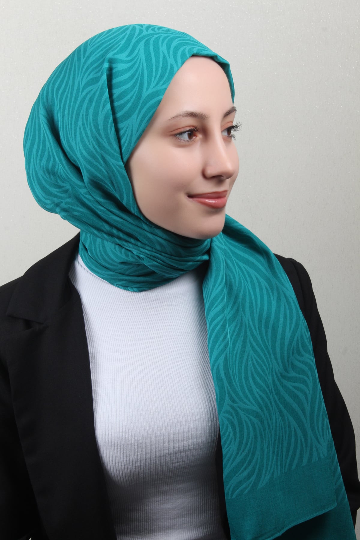 Armine Ultralıght Şal 3111-7 Turkuaz