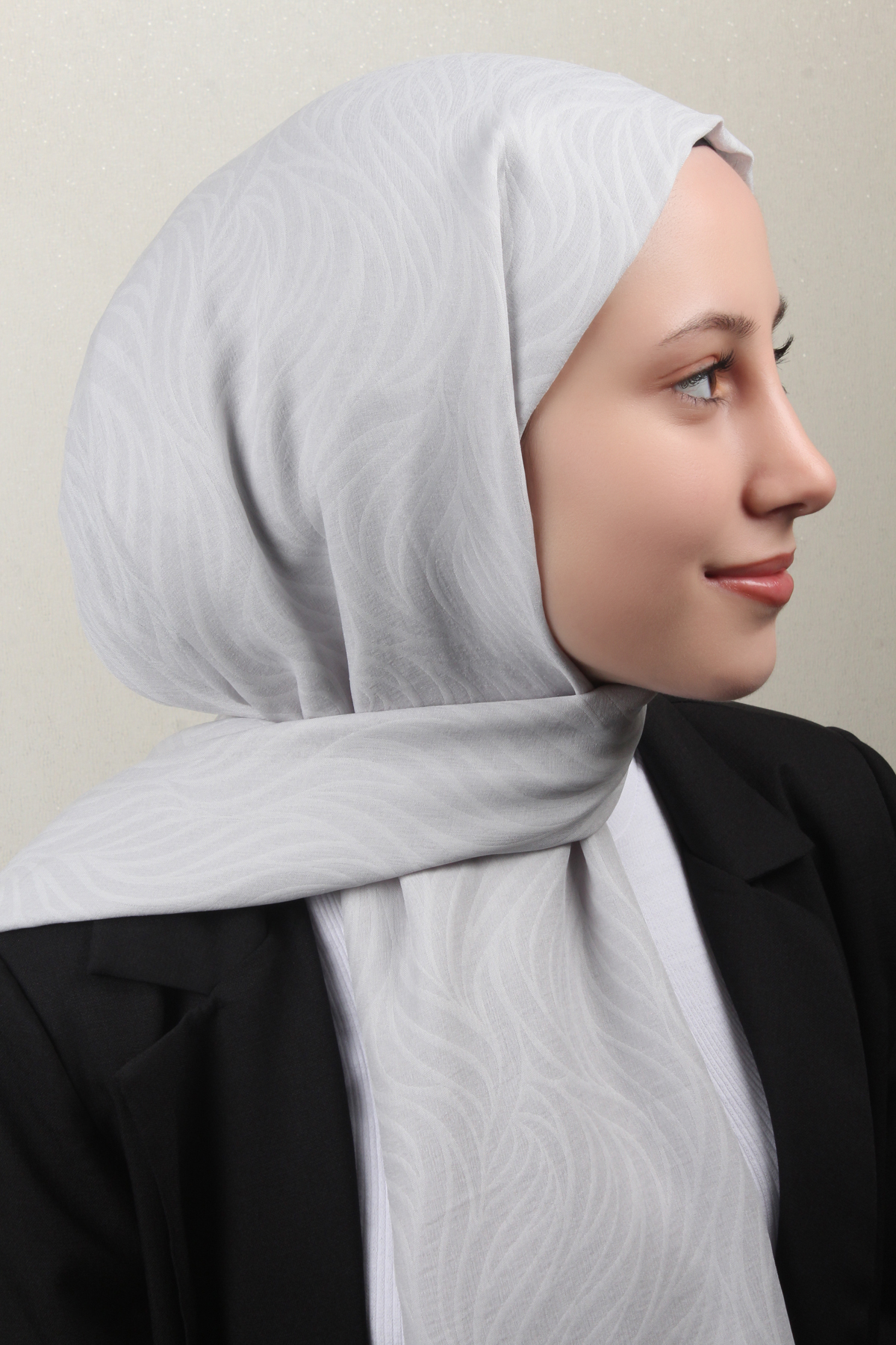 Armine Ultralıght Şal 3111-8 Açık Gri