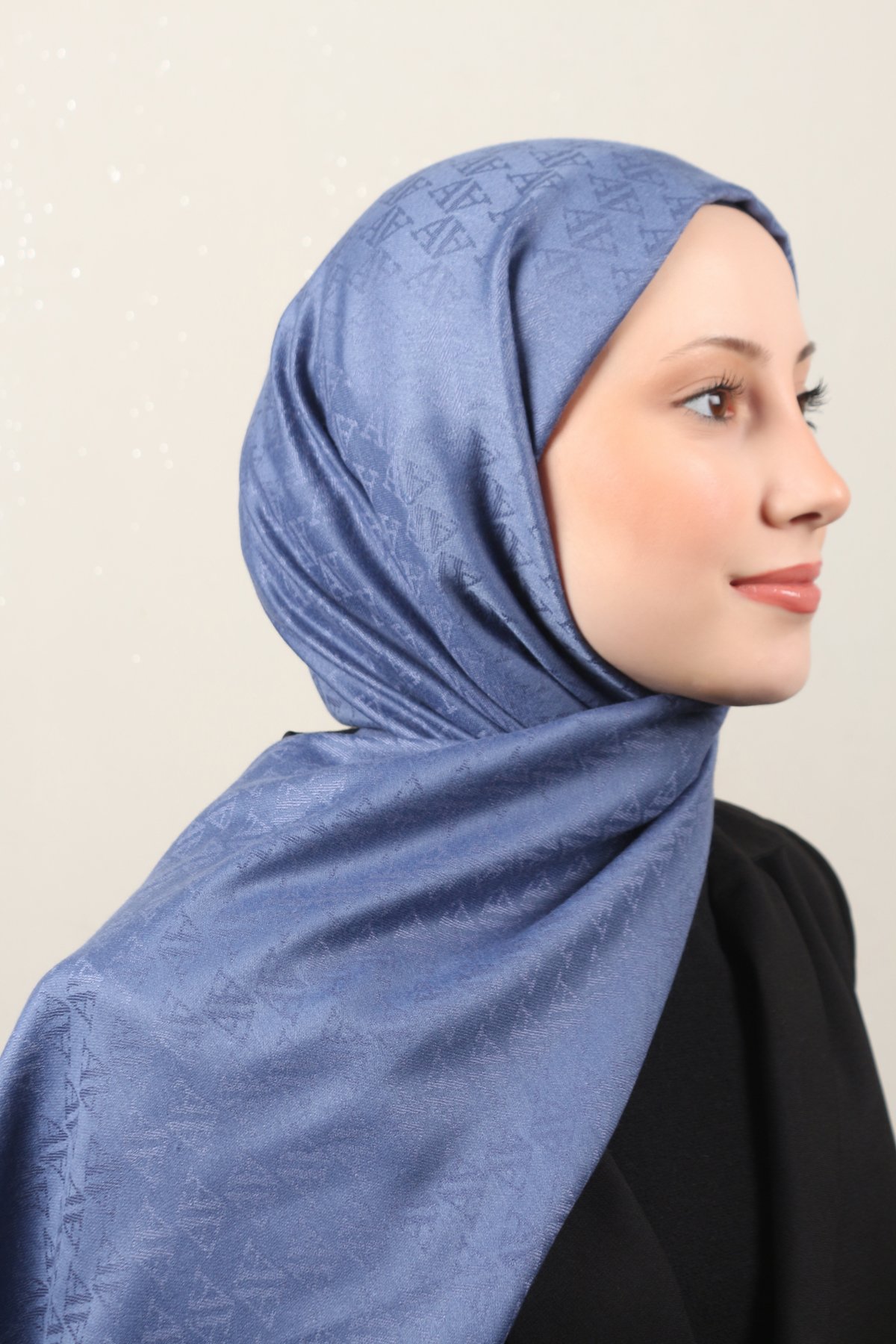 Armine Viscon Şal 3114-3 İndigo 