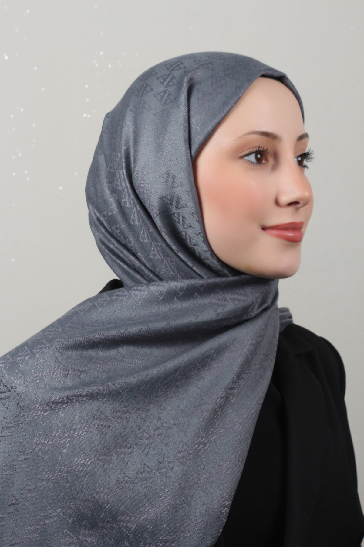 Armine Viscon Şal 3114-9 Gri 