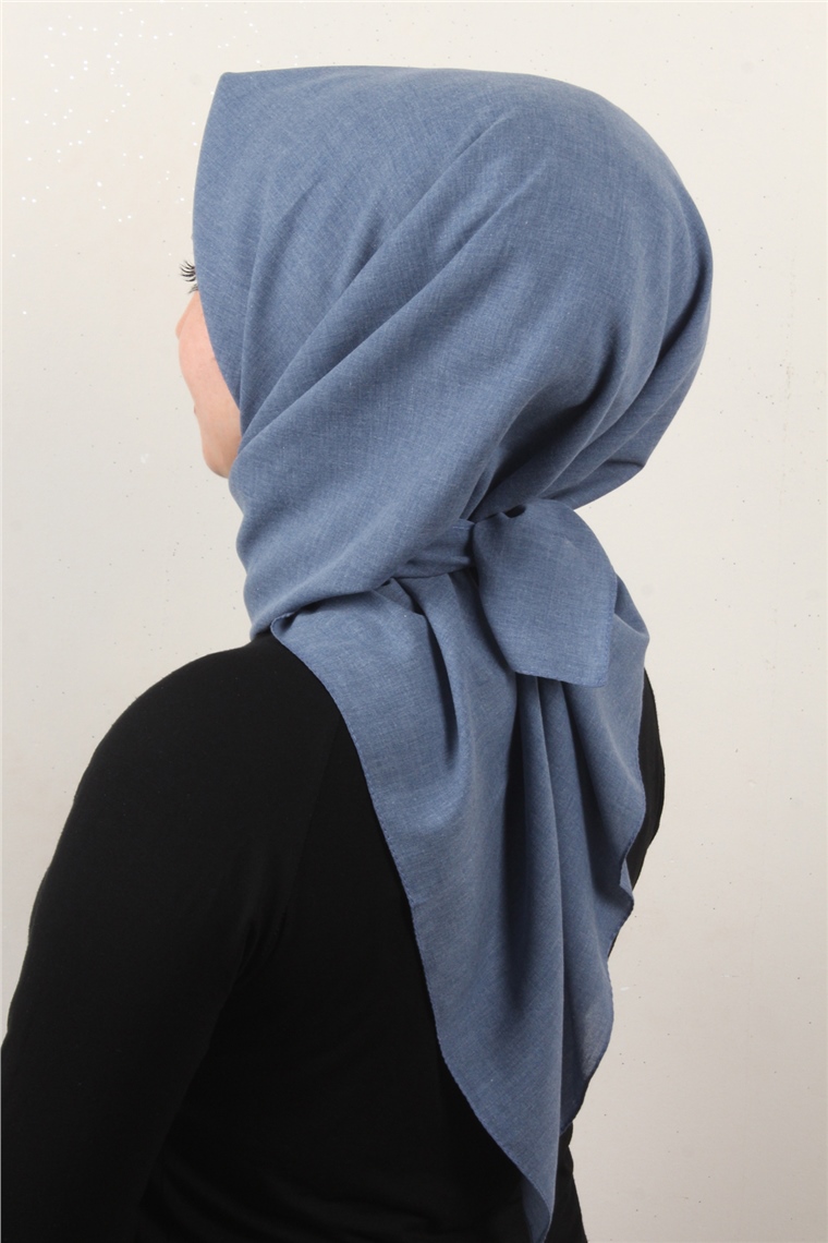 Bambu & Coton Eşarp 3087-15 İndigo