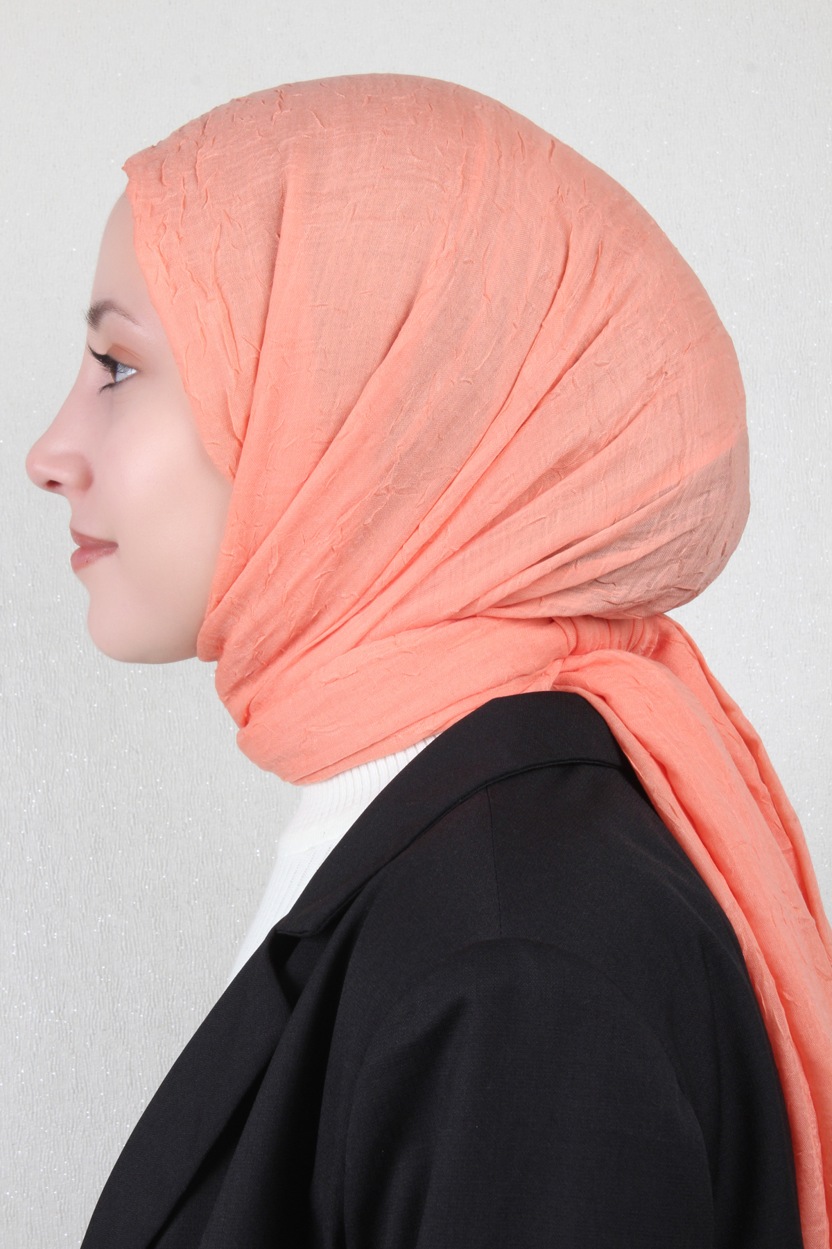 Bambu Kraşlı Şal 2724-126 Yavruağzı