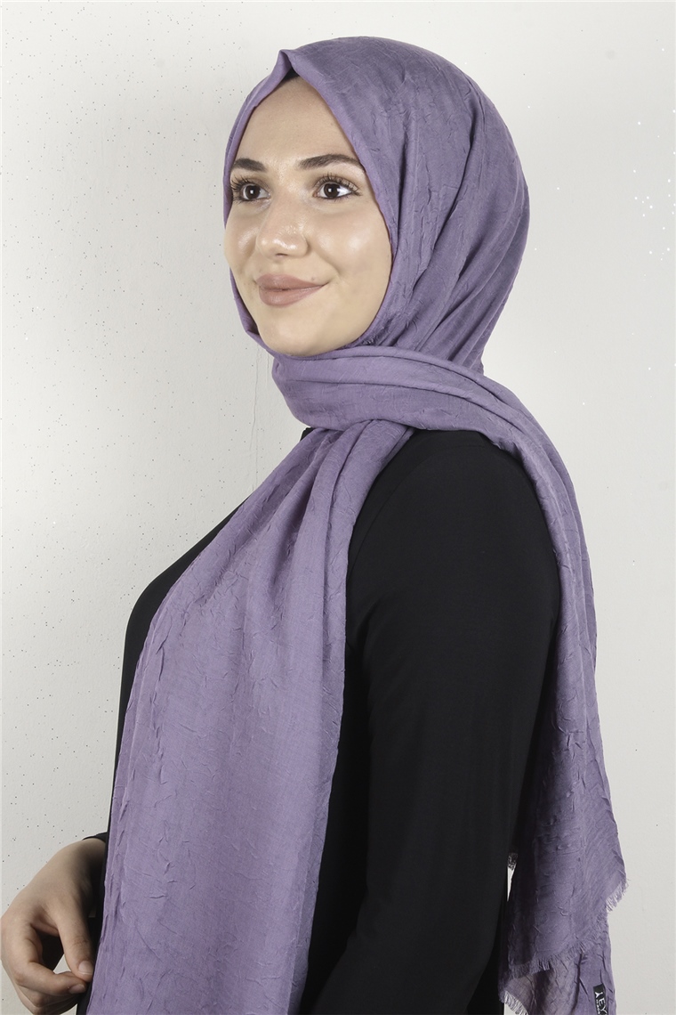 Bambu Kraşlı Şal 2724-40 Sümbül
