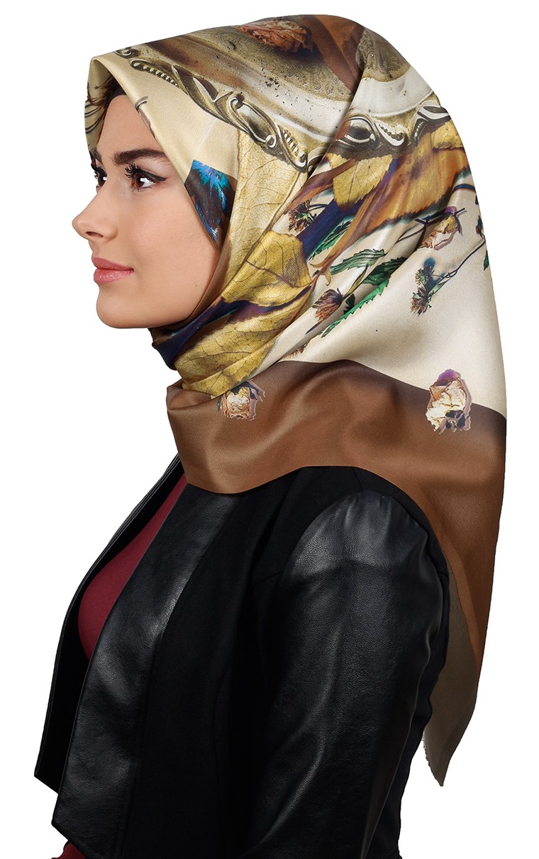 Tafta Dijital Eşarp 1323-10