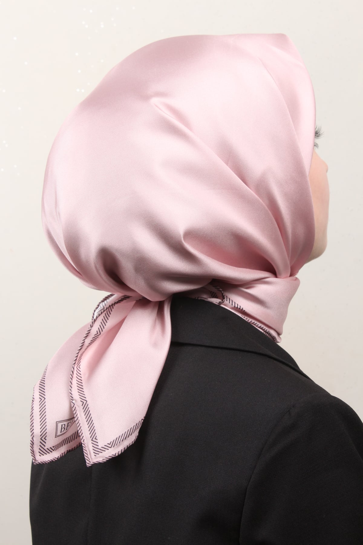 Belli Twil İpek Eşarp 40009- Pembe