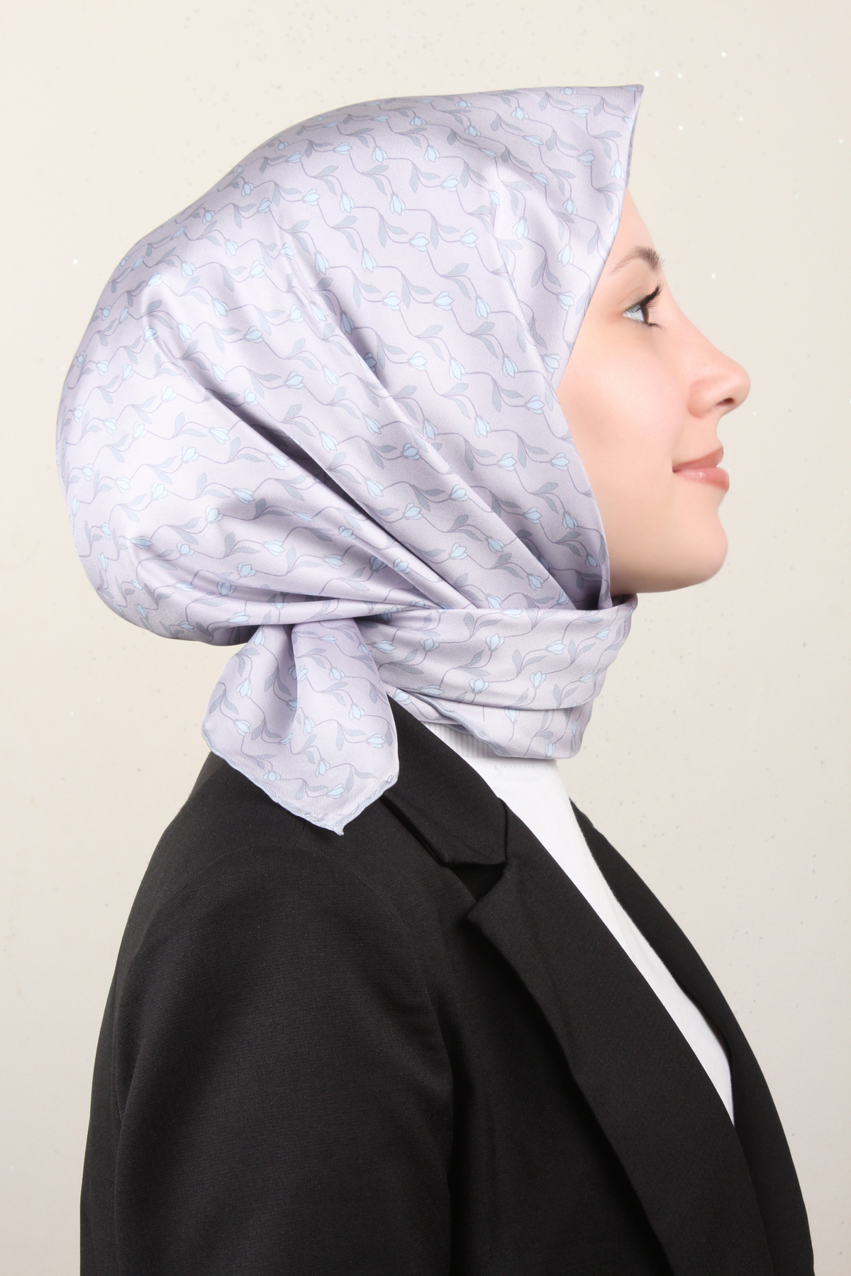 Belli Twil İpek Eşarp 4001-32 Açık Lila