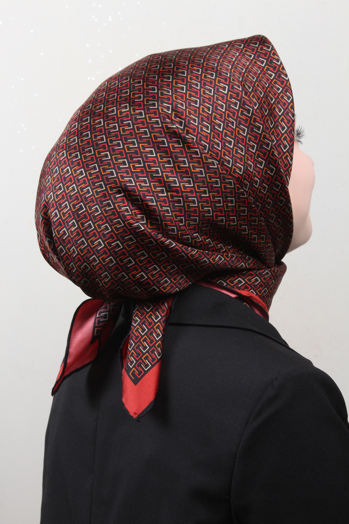 Belli Twil İpek Eşarp 4002-06 Kırmızı