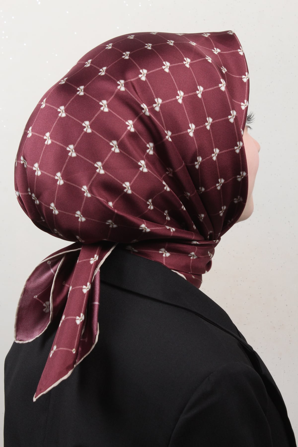 Belli Twil İpek Eşarp 4006-31 Bordo