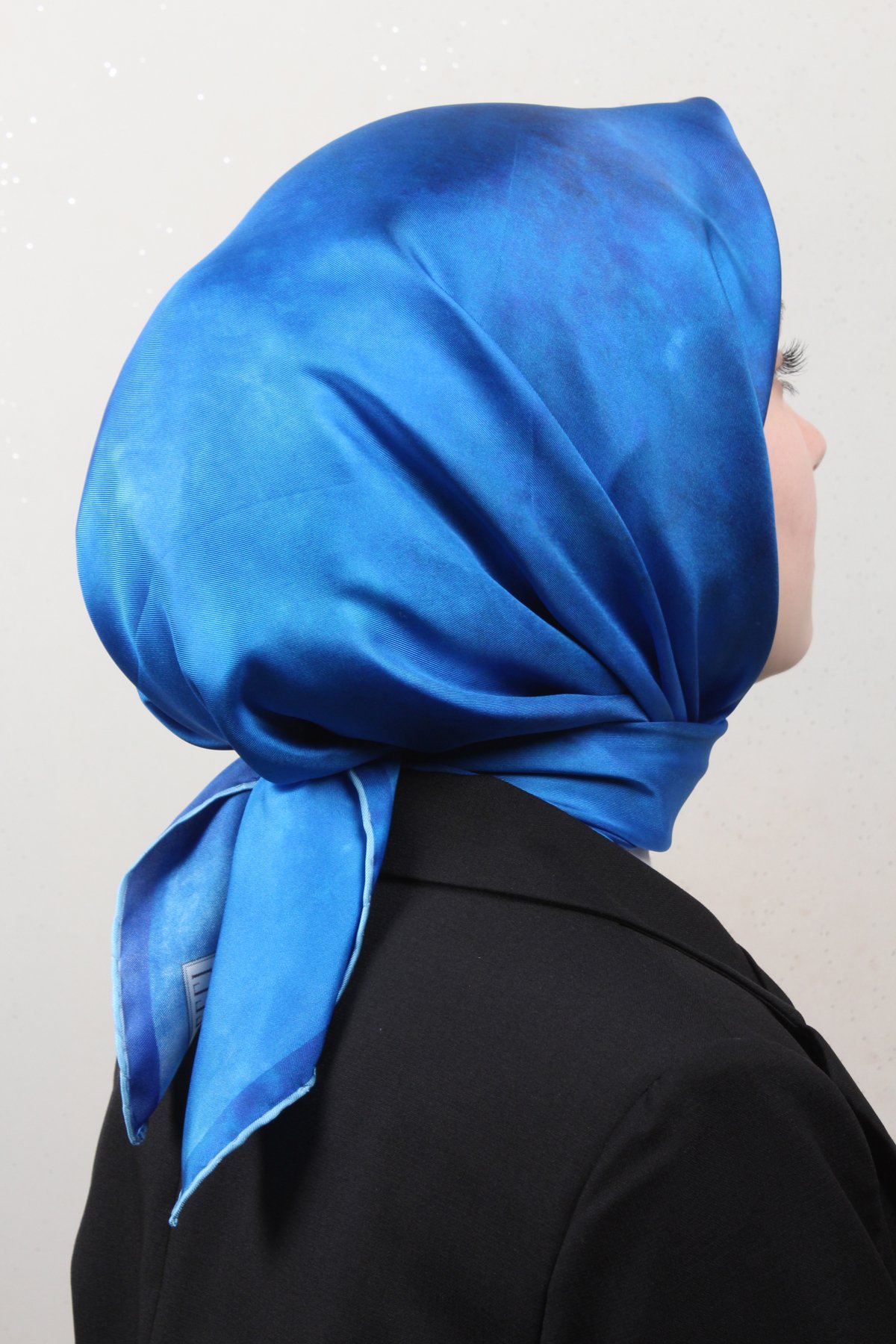 Belli Twil İpek Eşarp 4008-32 Mavi