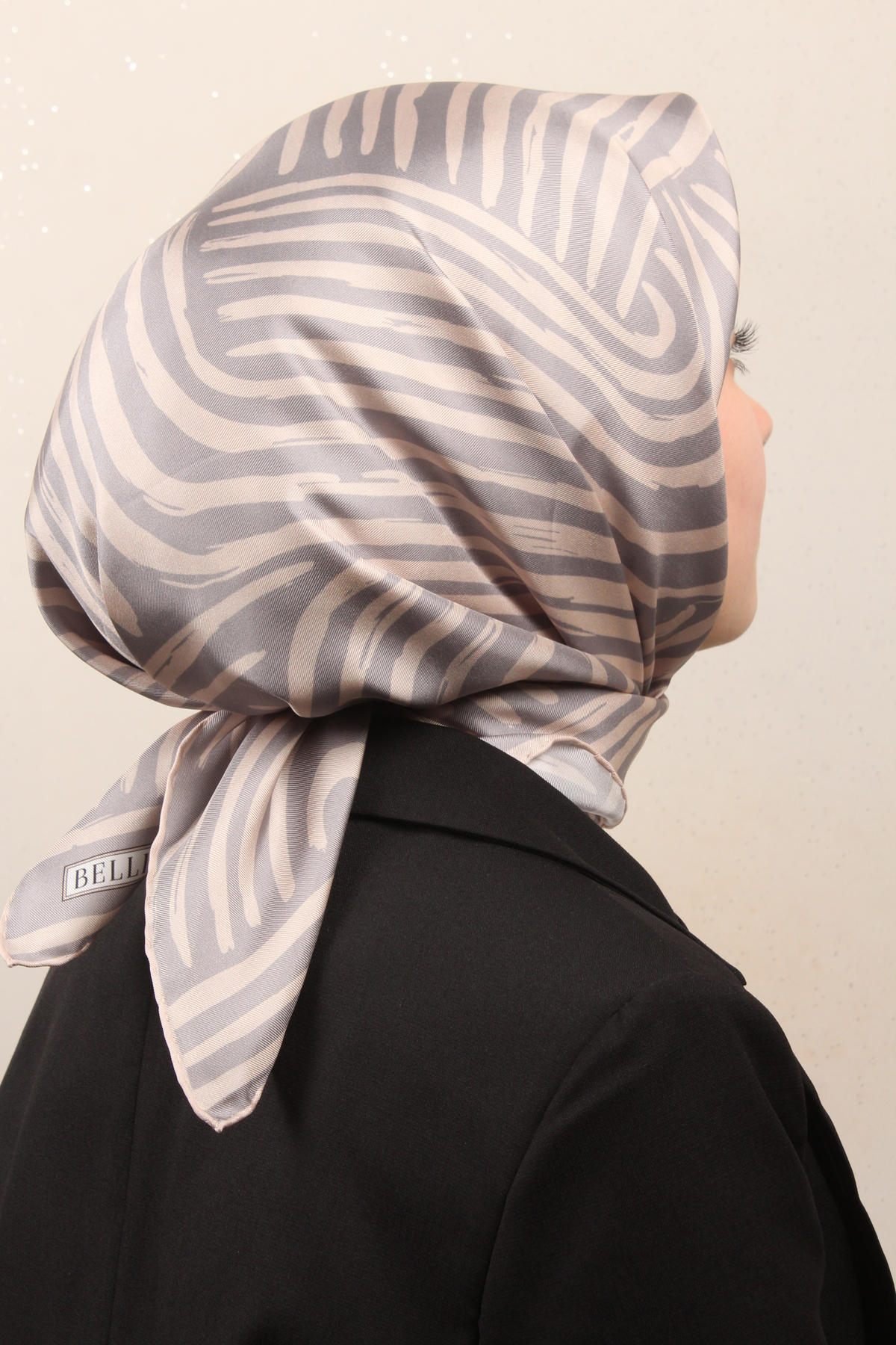 Belli Twil İpek Eşarp 4010-02 Ten Rengi