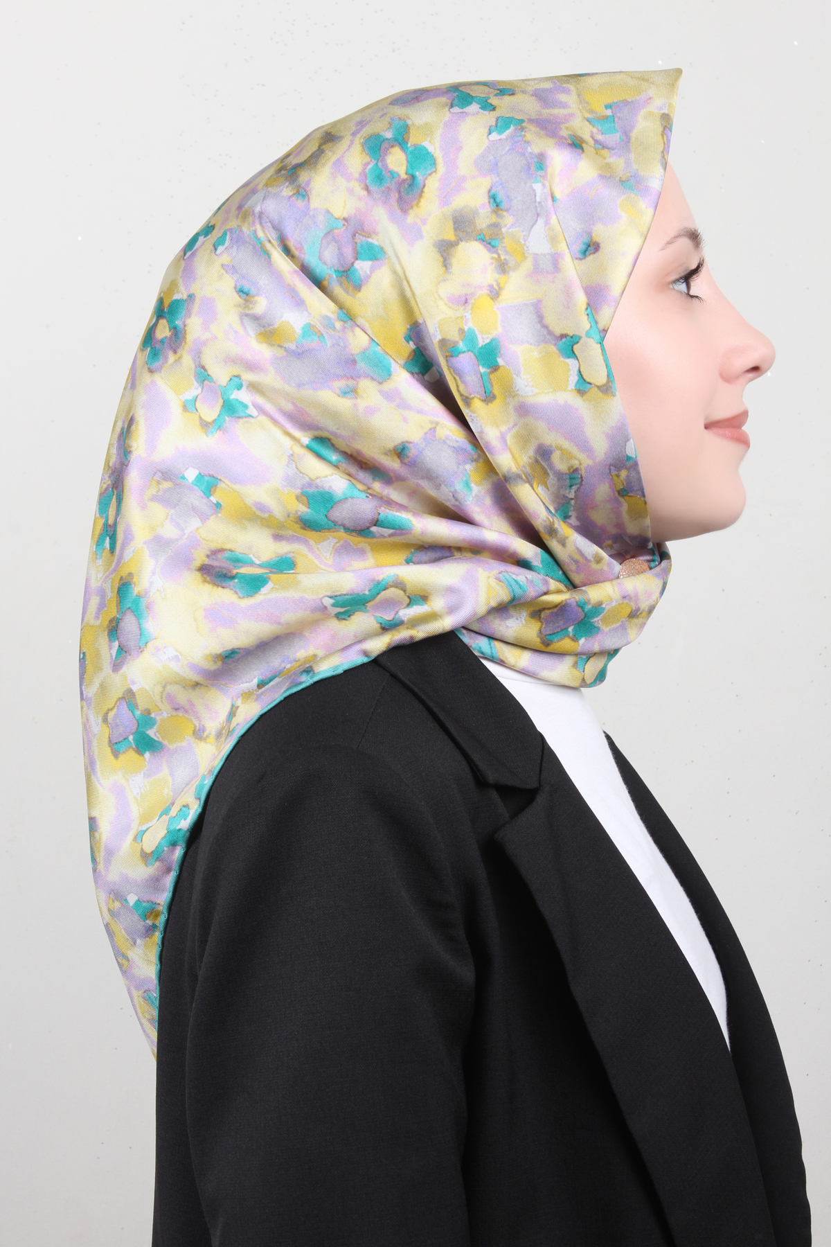 Belli Twil İpek Eşarp 4016-80 Sarı