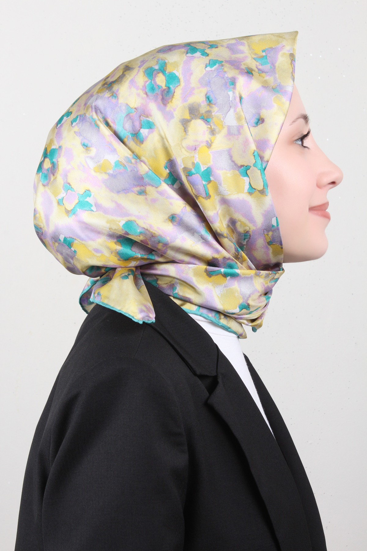Belli Twil İpek Eşarp 4016-80 Sarı