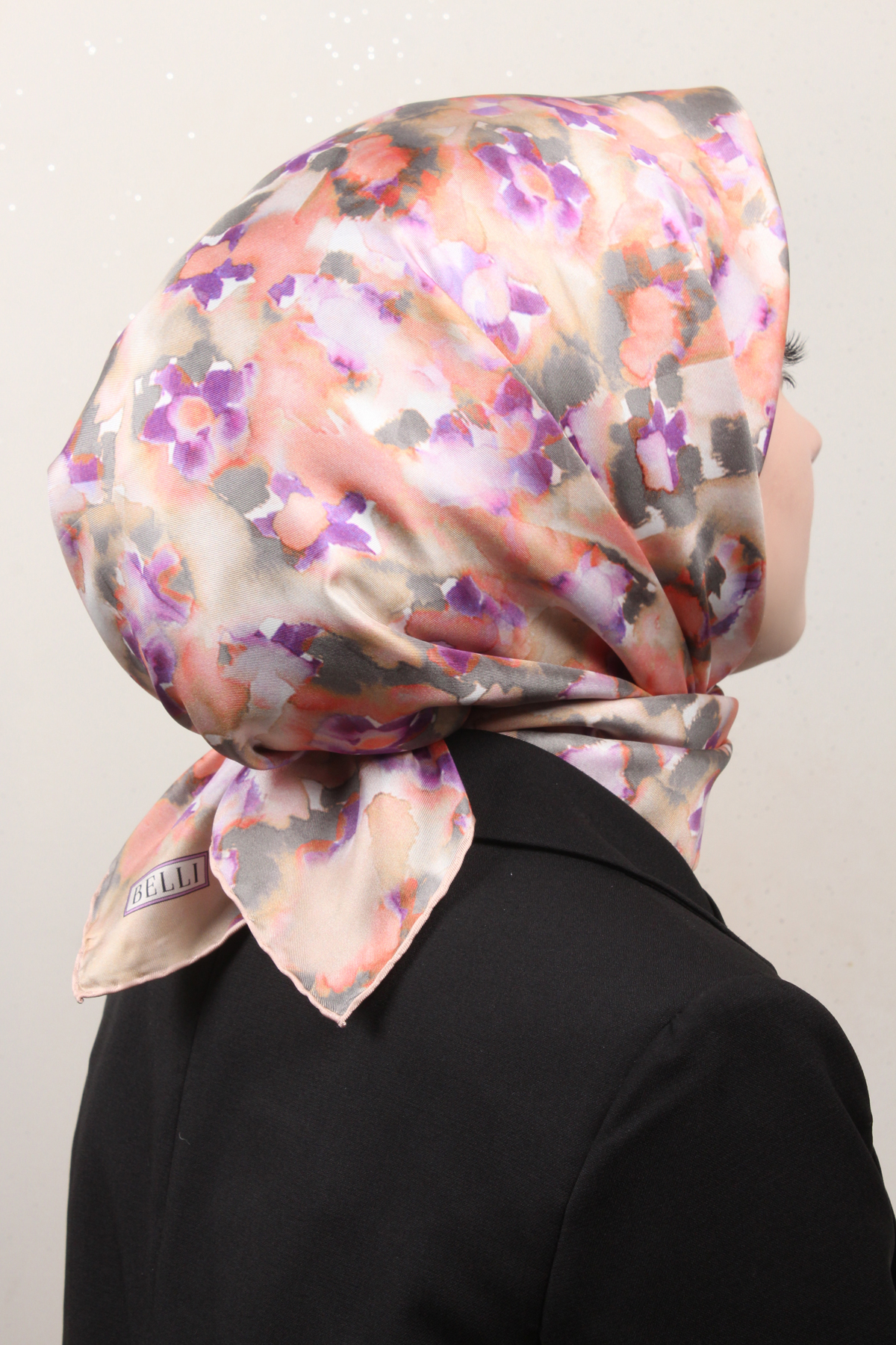 Belli Twil İpek Eşarp 4016-82 Pembe