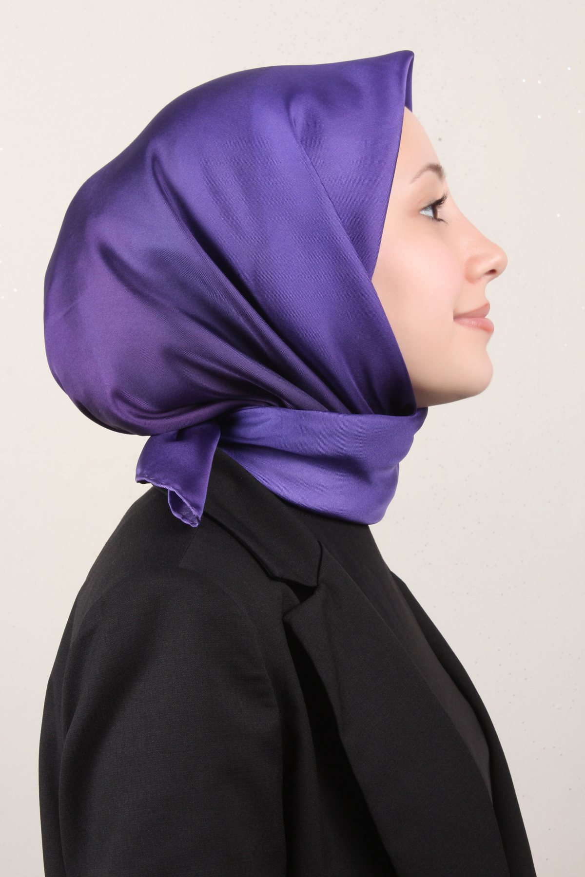 Belli Twil İpek Eşarp 4019-01 Mor