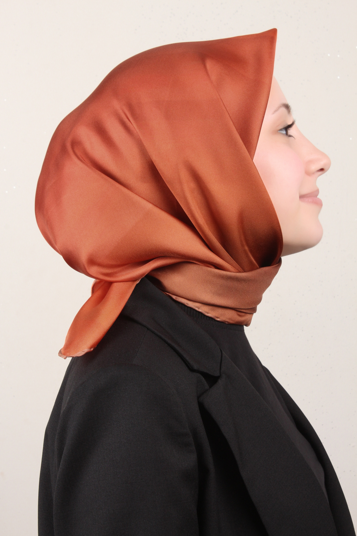 Belli Twil İpek Eşarp 4019-05 Turuncu