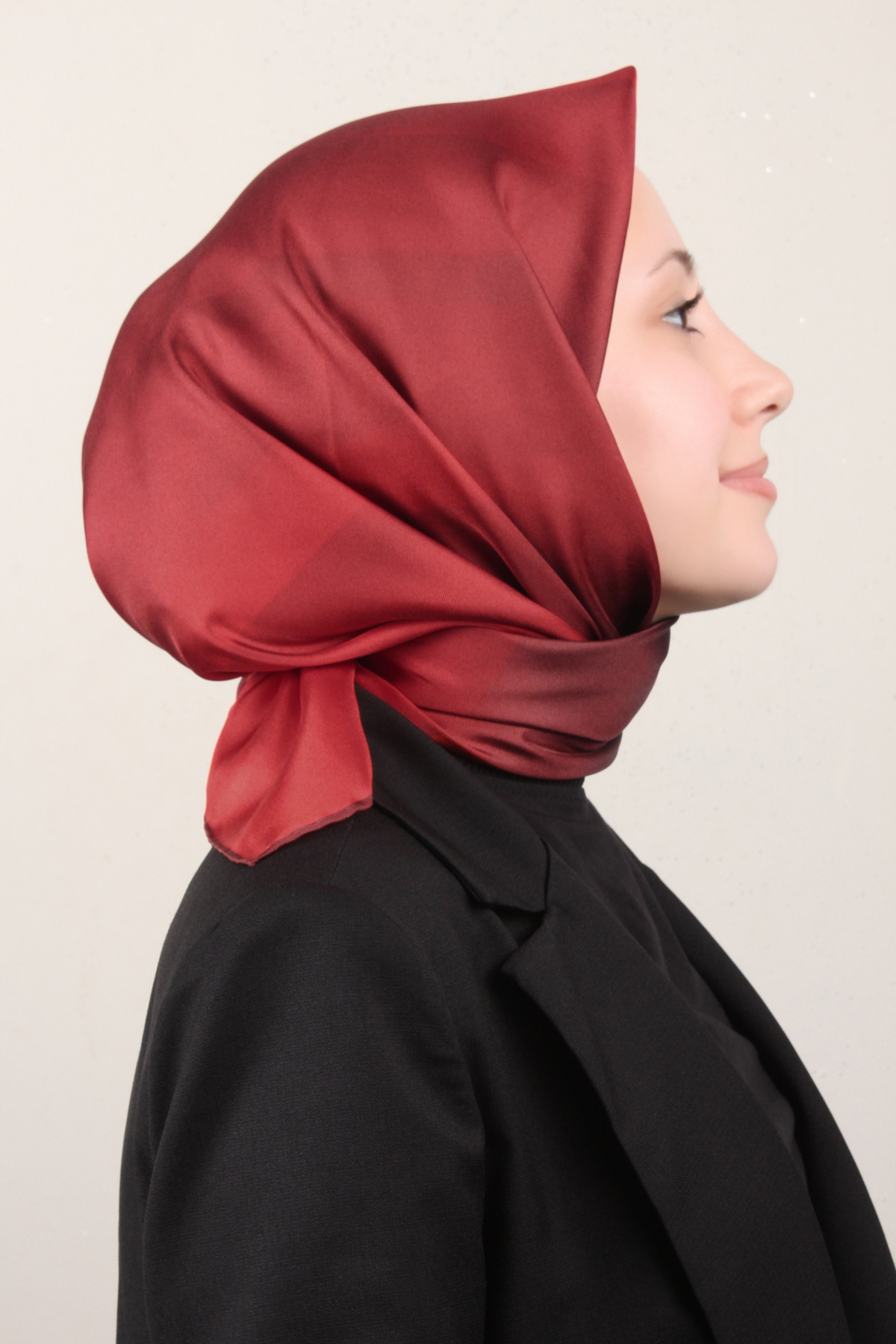 Belli Twil İpek Eşarp 4019-52 Kırmızı