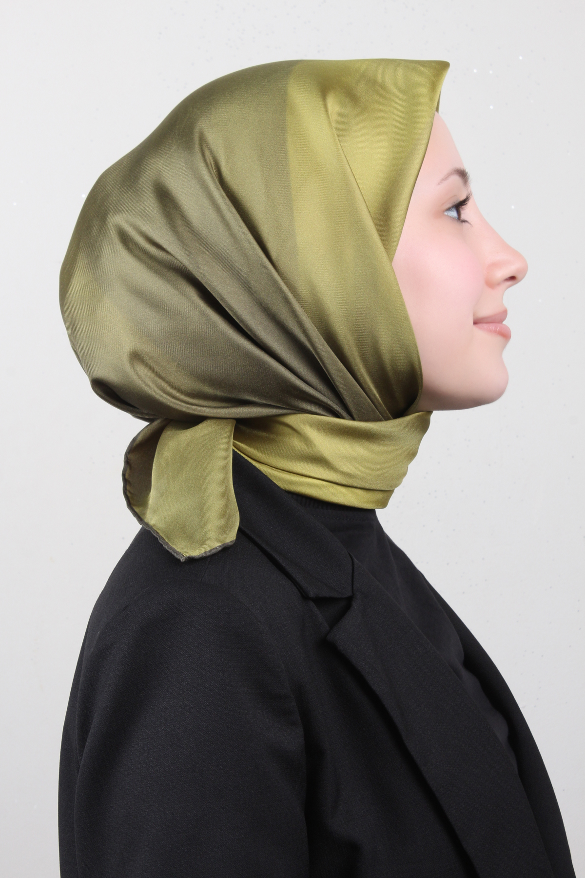 Belli Twil İpek Eşarp 4019-54 Yeşil