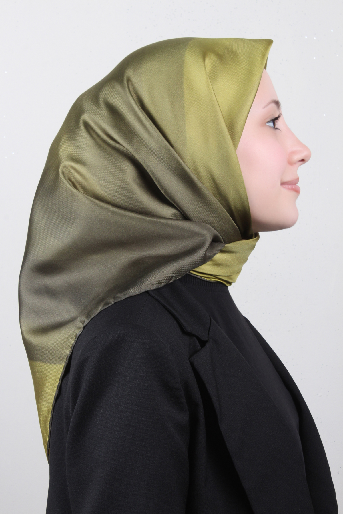 Belli Twil İpek Eşarp 4019-54 Yeşil