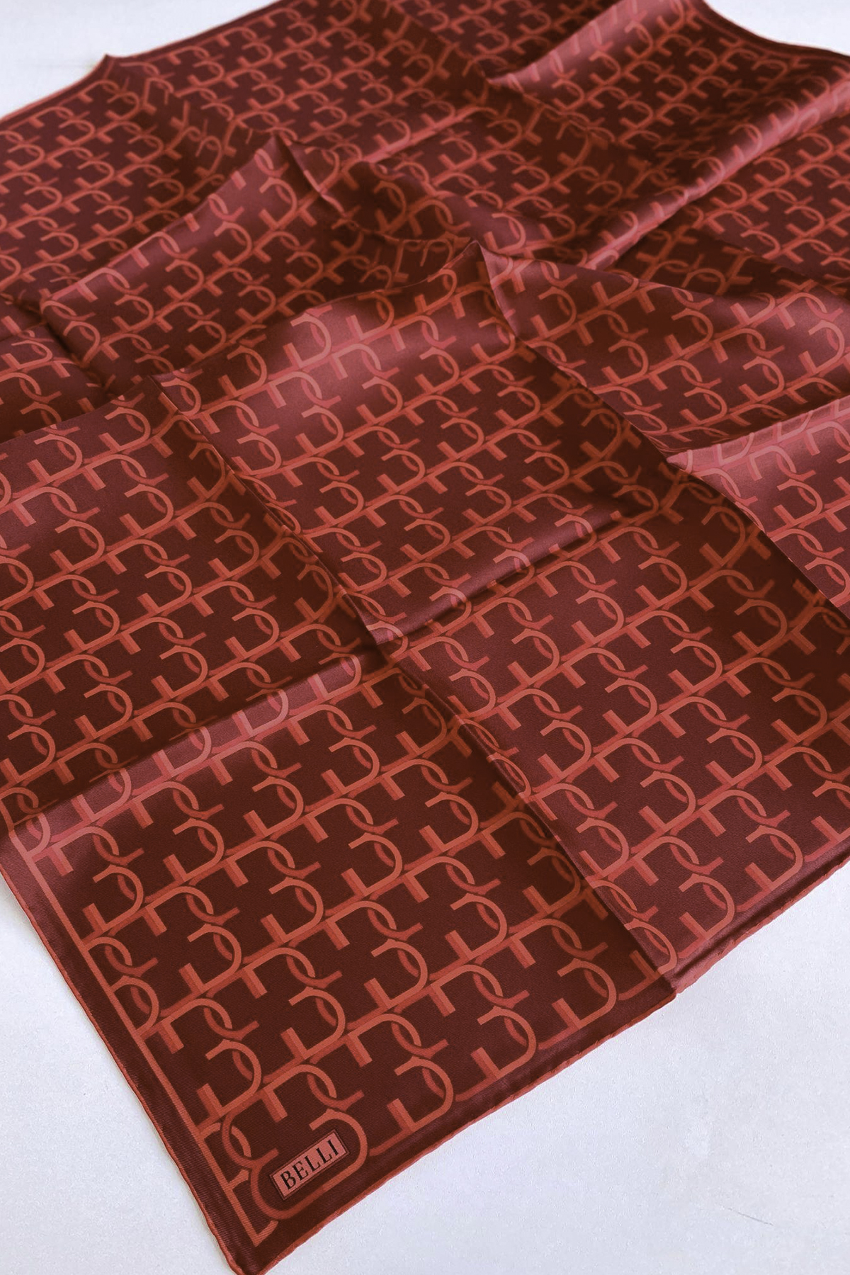 Belli Twill İpek Eşarp 2025 Yaz 4102-40