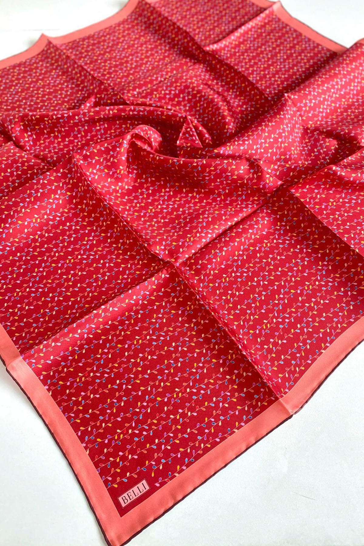 Belli Twill İpek Eşarp 2025 Yaz 4128-33
