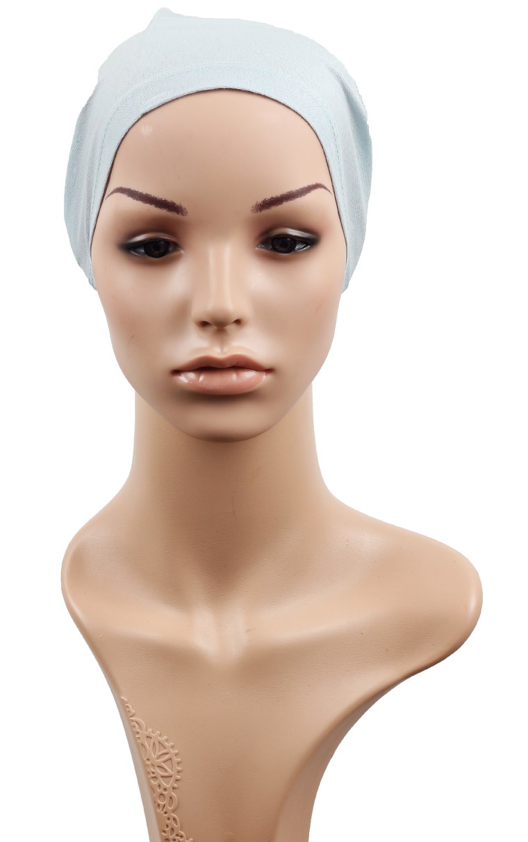 Penye Eşarp Bonesi 251-29 Buz Mavisi