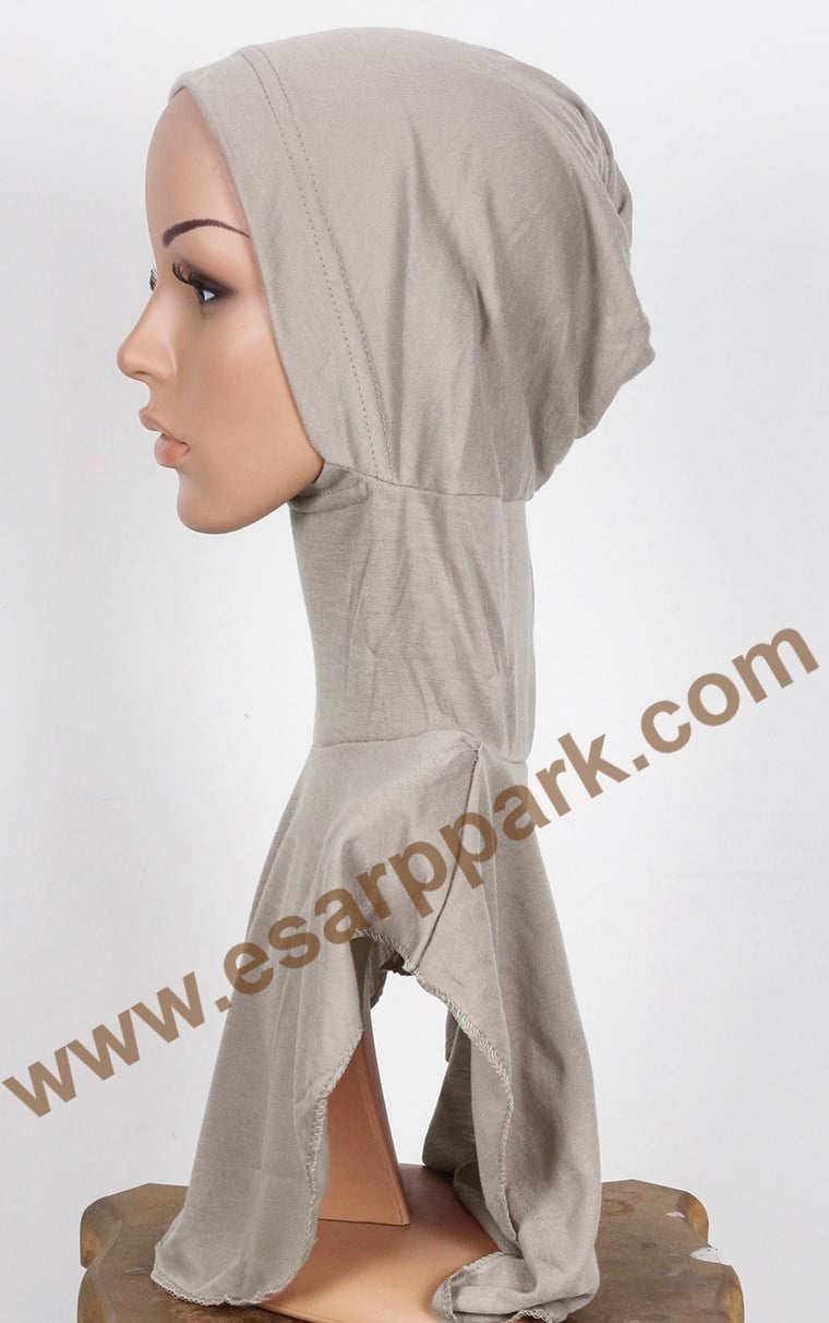 Boyunluklu Bone 2532-7 Ekru