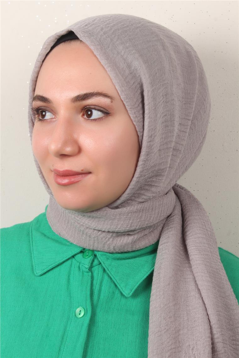 Bürümcük İnce Şal 3093-10 Duman 