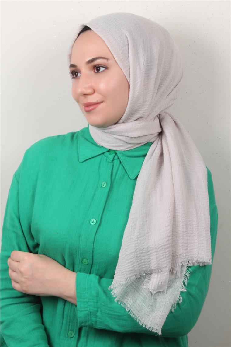 Bürümcük İnce Şal 3093-12 Taş