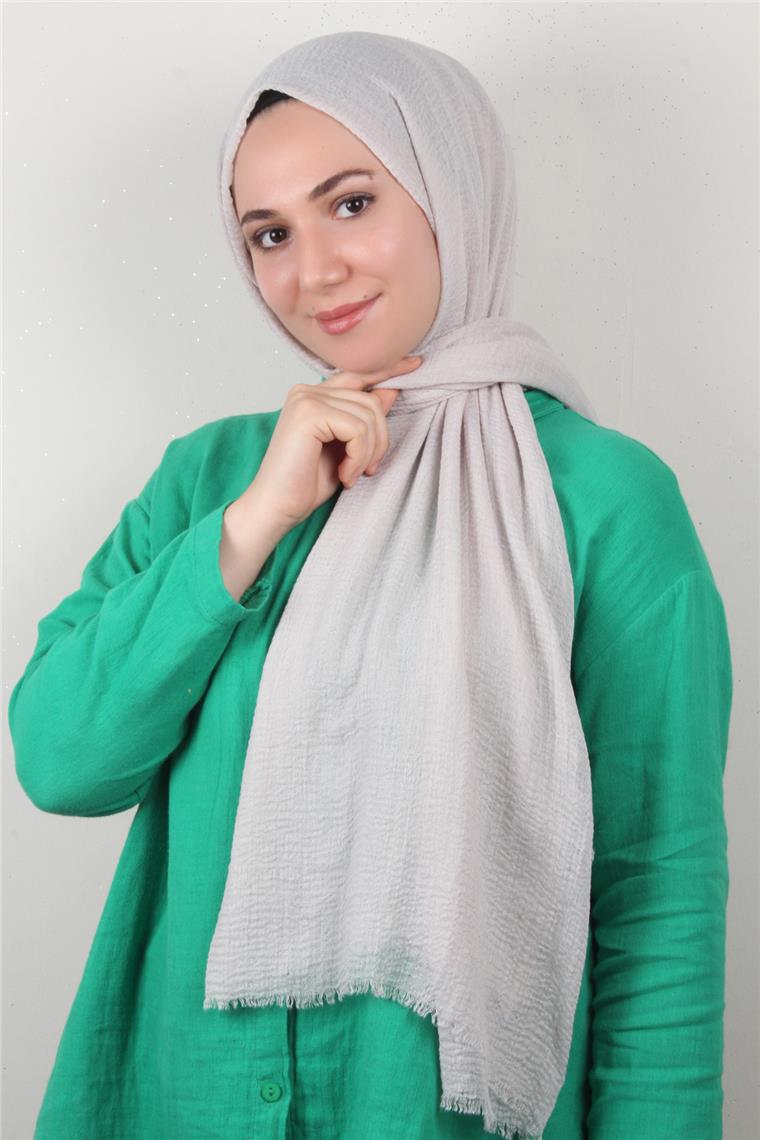 Bürümcük İnce Şal 3093-12 Taş