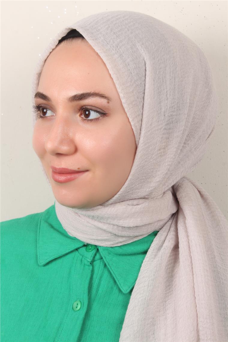 Bürümcük İnce Şal 3093-12 Taş