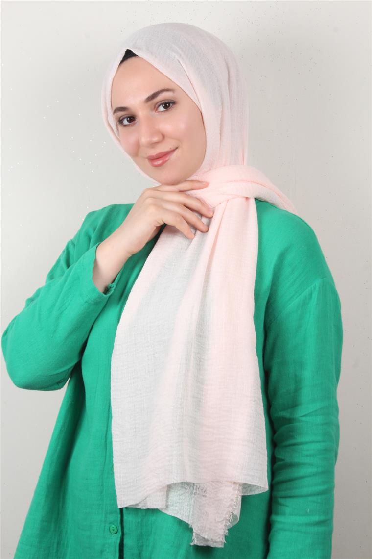 Bürümcük İnce Şal 3093-4 Açık Pembe