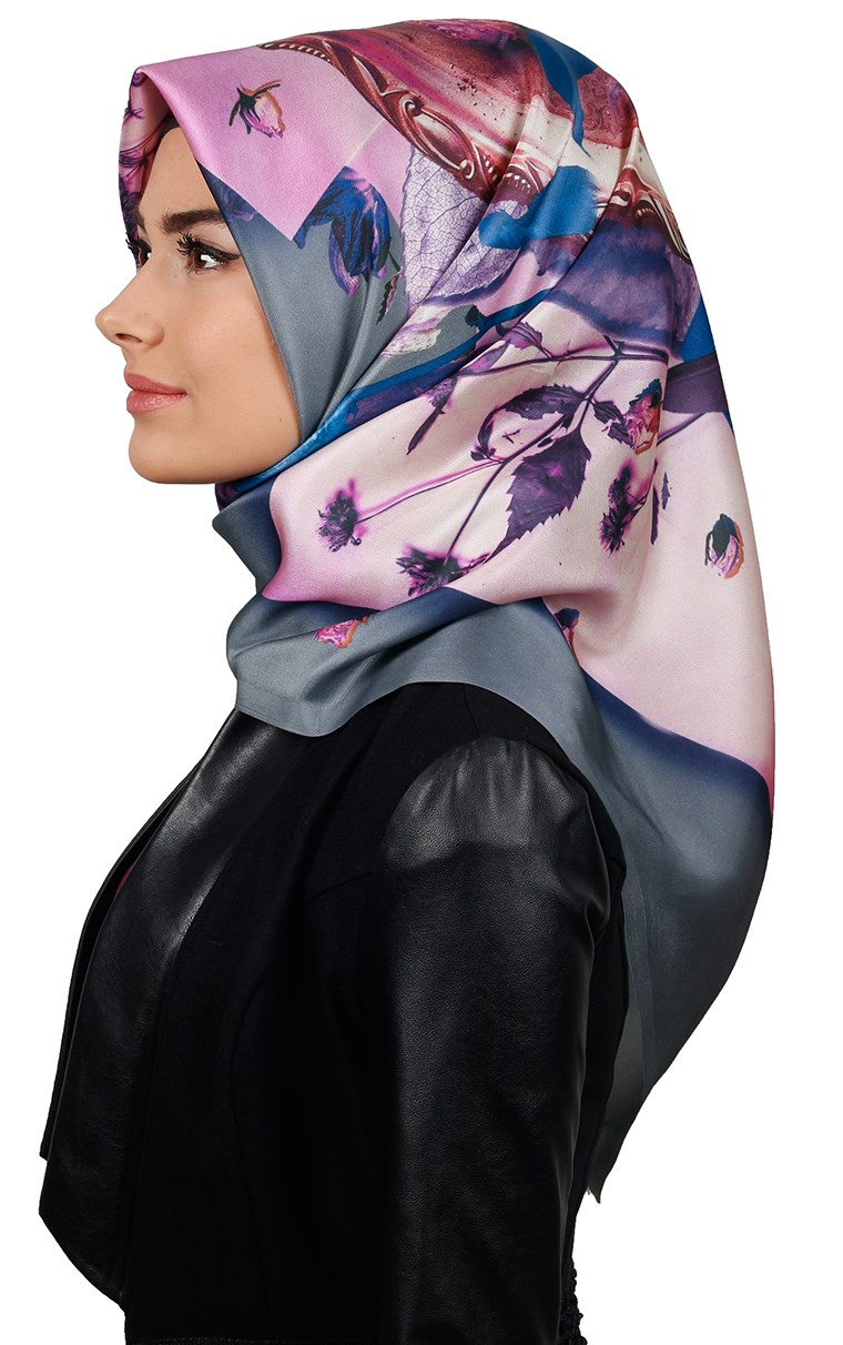 Tafta Dijital Eşarp 1323-7