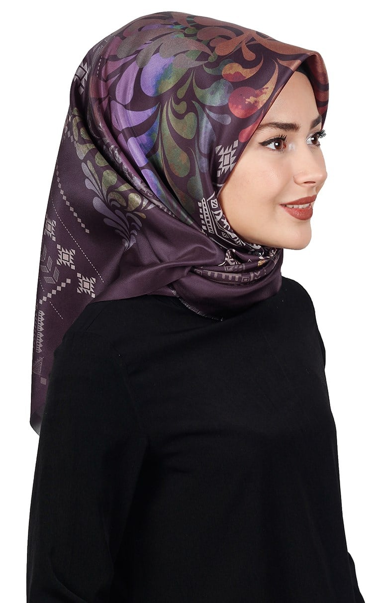 Piramit Tafta Dijital Eşarp 1915-10